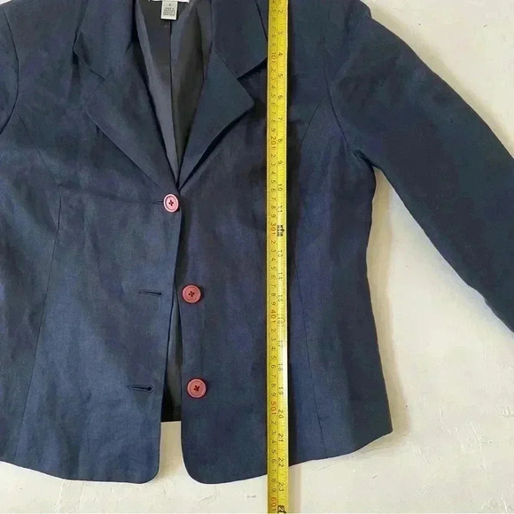 Talbots Dress Blazer Set Business Attire Workwear Career Wear Irish Linen - Picture 10 of 15
